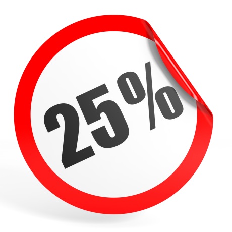            25%